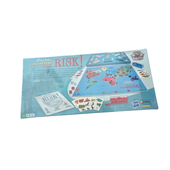 1959 First Edition Reproduction Parker Brothers Continental Game Risk!  Sealed - Picture 5 of 7